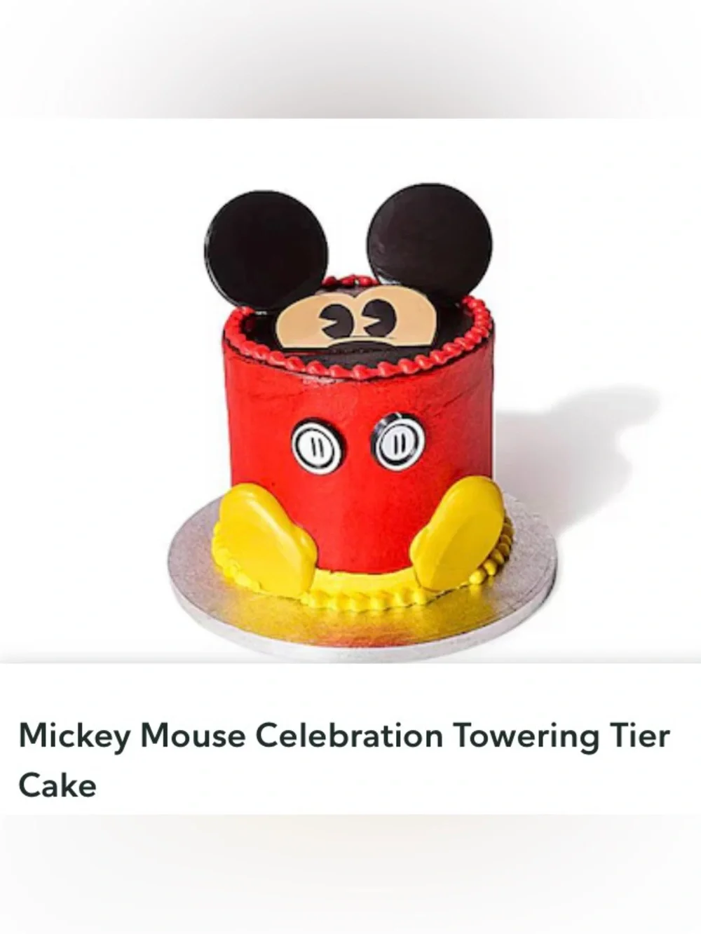 Set - Plastic cake decorations - Mickey Mouse and Minnie Mouse